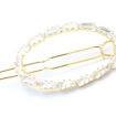 Picture of HAIR GRIPS CRYSTAL OVAL 5CM